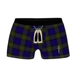 ScotsTee Shop Scottish Minnick Clan Highland Kilt Sporran Tartan Boxer Briefs