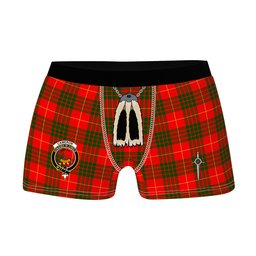 ScotsTee Shop Scottish Cameron Modern Clan Crest Highland Kilt Sporran Tartan Boxer Briefs