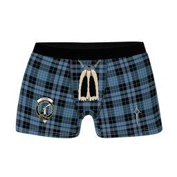 ScotsTee Shop Scottish Clark (Clergy) Ancient Clan Clan Crest Highland Kilt Sporran Tartan Boxer Briefs