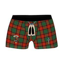 ScotsTee Shop Scottish MacPhail Ancient Clan Crest Highland Kilt Sporran Tartan Boxer Briefs