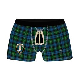 ScotsTee Shop Scottish Lamont Clan Crest Highland Kilt Sporran Tartan Boxer Briefs