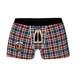 ScotsTee Shop Scottish Bell Border (Bell Southern Bell) Ancient Clan Crest Highland Kilt Sporran Tartan Boxer Briefs