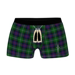 ScotsTee Shop Scottish Sutherland Clan Highland Kilt Sporran Tartan Boxer Briefs