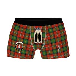ScotsTee Shop Scottish Boyd Ancient Clan Crest Highland Kilt Sporran Tartan Boxer Briefs