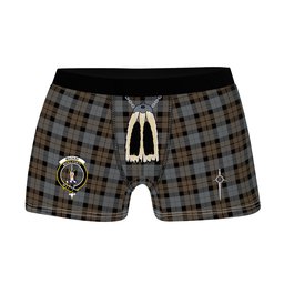 ScotsTee Shop Scottish MacKay Weathered Clan Crest Highland Kilt Sporran Tartan Boxer Briefs