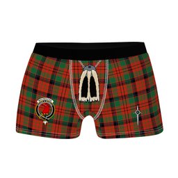 ScotsTee Shop Scottish MacNeacail Ancient Clan Crest Highland Kilt Sporran Tartan Boxer Briefs