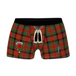 ScotsTee Shop Scottish MacNeacail Ancient Clan Crest Highland Kilt Sporran Tartan Boxer Briefs