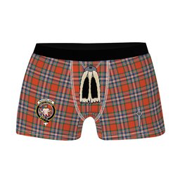 ScotsTee Shop Scottish MacFarlane Ancient Clan Crest Highland Kilt Sporran Tartan Boxer Briefs