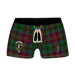 ScotsTee Shop Scottish MacCulloch Clan Crest Highland Kilt Sporran Tartan Boxer Briefs