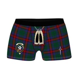 ScotsTee Shop Scottish Jardine Dress Clan Crest Highland Kilt Sporran Tartan Boxer Briefs