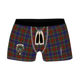 ScotsTee Shop Scottish MacBeth Clan Crest Highland Kilt Sporran Tartan Boxer Briefs