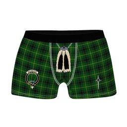 ScotsTee Shop Scottish MacArthur Clan Crest Highland Kilt Sporran Tartan Boxer Briefs
