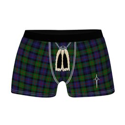 ScotsTee Shop Scottish Murray of Atholl Clan Highland Kilt Sporran Tartan Boxer Briefs