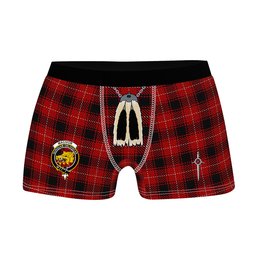 ScotsTee Shop Scottish MacIvor Clan Crest Highland Kilt Sporran Tartan Boxer Briefs
