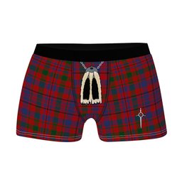 ScotsTee Shop Scottish Murray of Tullibardine Clan Highland Kilt Sporran Tartan Boxer Briefs