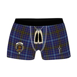ScotsTee Shop Scottish Knox 2 Clan Crest Highland Kilt Sporran Tartan Boxer Briefs