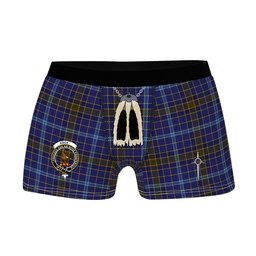 ScotsTee Shop Scottish Knox 2 Clan Crest Highland Kilt Sporran Tartan Boxer Briefs