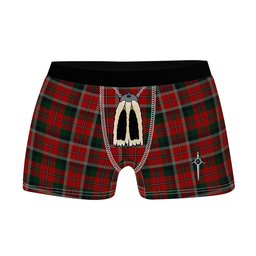 ScotsTee Shop Scottish Montrose Graham Clan Highland Kilt Sporran Tartan Boxer Briefs