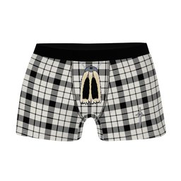 ScotsTee Shop Scottish McFarland Black White Modern Clan Highland Kilt Sporran Tartan Boxer Briefs