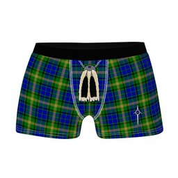 ScotsTee Shop Scottish Maitland SC Clan Highland Kilt Sporran Tartan Boxer Briefs