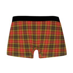 ScotsTee Shop Scottish Buchanan Old Set Weathered Clan Crest Highland Kilt Sporran Tartan Boxer Briefs