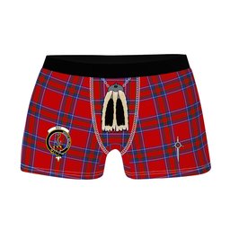 ScotsTee Shop Scottish Rait Clan Crest Highland Kilt Sporran Tartan Boxer Briefs