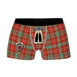 ScotsTee Shop Scottish Ogilvie (Ogilvy) Ancient Clan Crest Highland Kilt Sporran Tartan Boxer Briefs