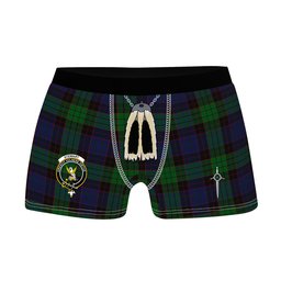 ScotsTee Shop Scottish Stewart Old Clan Crest Highland Kilt Sporran Tartan Boxer Briefs