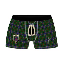 ScotsTee Shop Scottish Ogilvie of Inverarity Wilsons Clan Crest Highland Kilt Sporran Tartan Boxer Briefs