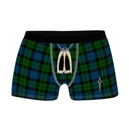 ScotsTee Shop Scottish McCoy Clan Highland Kilt Sporran Tartan Boxer Briefs