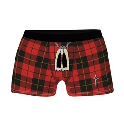 ScotsTee Shop Scottish Wallace Weathered Clan Highland Kilt Sporran Tartan Boxer Briefs
