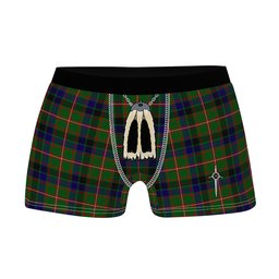 ScotsTee Shop Scottish Reid Green Clan Highland Kilt Sporran Tartan Boxer Briefs
