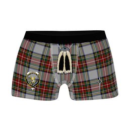 ScotsTee Shop Scottish Stewart Dress Clan Crest Highland Kilt Sporran Tartan Boxer Briefs