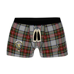 ScotsTee Shop Scottish Stewart Dress Clan Crest Highland Kilt Sporran Tartan Boxer Briefs