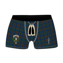 ScotsTee Shop Scottish Buchanan Hunting Modern Clan Crest Highland Kilt Sporran Tartan Boxer Briefs