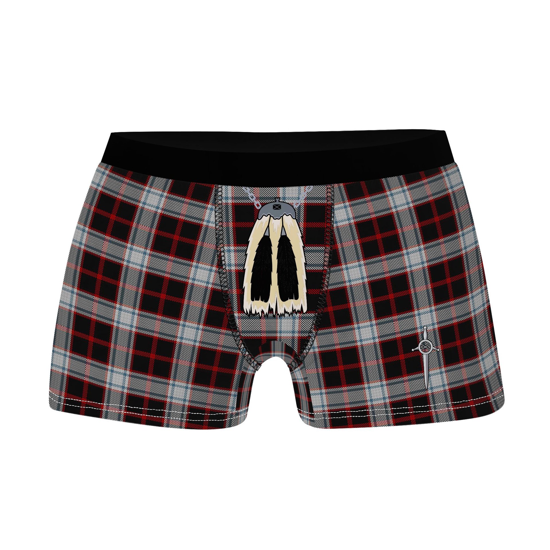 ScotsTee Shop Scottish Merrilees Clan Highland Kilt Sporran Tartan Boxer Briefs