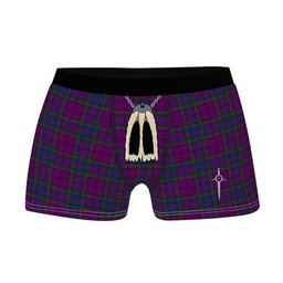 ScotsTee Shop Scottish Wardlaw Clan Highland Kilt Sporran Tartan Boxer Briefs