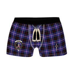 ScotsTee Shop Scottish Dunlop Modern Clan Crest Highland Kilt Sporran Tartan Boxer Briefs