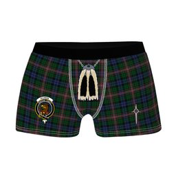 ScotsTee Shop Scottish Allison Clan Crest Highland Kilt Sporran Tartan Boxer Briefs