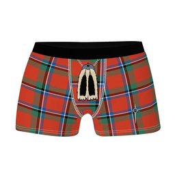 ScotsTee Shop Scottish Sinclair Ancient Clan Highland Kilt Sporran Tartan Boxer Briefs