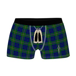 ScotsTee Shop Scottish Noel Clan Highland Kilt Sporran Tartan Boxer Briefs