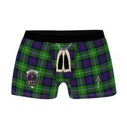 ScotsTee Shop Scottish Davidson of Tulloch Clan Crest Highland Kilt Sporran Tartan Boxer Briefs