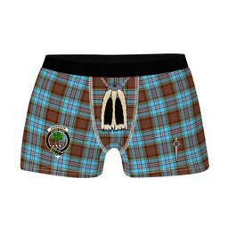 ScotsTee Shop Scottish Anderson Ancient Clan Crest Highland Kilt Sporran Tartan Boxer Briefs