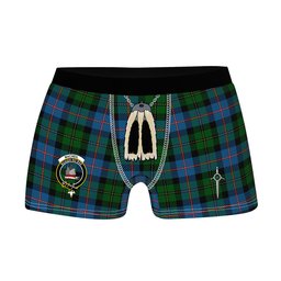 ScotsTee Shop Scottish MacNeil of Barra Chief Clan Crest Highland Kilt Sporran Tartan Boxer Briefs
