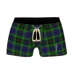 ScotsTee Shop Scottish Rutledge Clan Highland Kilt Sporran Tartan Boxer Briefs