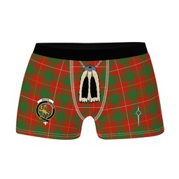 ScotsTee Shop Scottish MacFie Ancient Clan Crest Highland Kilt Sporran Tartan Boxer Briefs