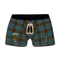 ScotsTee Shop Scottish Anderson Clan Crest Highland Kilt Sporran Tartan Boxer Briefs