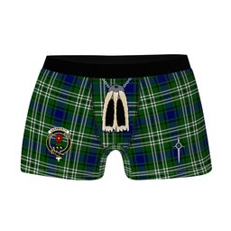 ScotsTee Shop Scottish Learmonth Clan Crest Highland Kilt Sporran Tartan Boxer Briefs