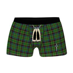 ScotsTee Shop Scottish Stevenson Green Clan Highland Kilt Sporran Tartan Boxer Briefs