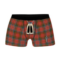 ScotsTee Shop Scottish MacPherson Weathered Clan Highland Kilt Sporran Tartan Boxer Briefs